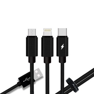 �ִ��� 3 WAY ���̺� 3 IN 1 ���� ���� ������ ���̺� 58C 1. 2M